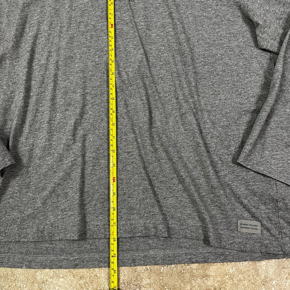 Life Is Good Snowman  Men’s Long Sleeve Tee - Picture 6 of 6